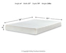 Chime 8 Inch Memory Foam Mattress in a Box - NY Furniture Direct (NY)