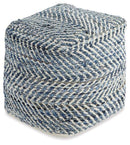 Chevron Pouf - NY Furniture Direct (NY)