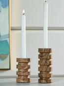Emsleyfield Candle Holder Set (Set of 2) - NY Furniture Direct (NY)