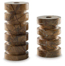 Emsleyfield Candle Holder Set (Set of 2) - NY Furniture Direct (NY)