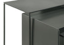 Imez 3-piece Rectangular Metal Nesting Table Grey - NY Furniture Direct (NY)