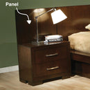 Jessica Nightstand Panels Cappuccino (Set of 2) - NY Furniture Direct (NY)