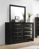 Briana Rectangular 8-drawer Dresser Black - NY Furniture Direct (NY)