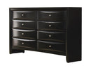 Briana Rectangular 8-drawer Dresser Black - NY Furniture Direct (NY)