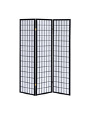 Carrie 3-panel Folding Screen Black and White - NY Furniture Direct (NY)