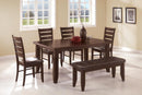 Dalila Rectangular Dining Table Cappuccino - NY Furniture Direct (NY)