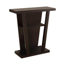 Evanna 2-shelf Console Table Cappuccino - NY Furniture Direct (NY)