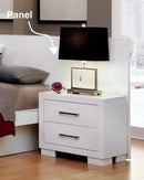 Jessica Nightstand Panels White (Set of 2) - NY Furniture Direct (NY)