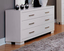 Jessica 6-drawer Dresser White - NY Furniture Direct (NY)