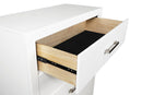 Jessica 5-drawer Chest White - NY Furniture Direct (NY)
