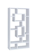 Howie 10-shelf Bookcase White - NY Furniture Direct (NY)