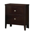 Carlton 2-drawer Rectangular Nightstand Cappuccino - NY Furniture Direct (NY)