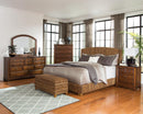 Laughton Hand-Woven Banana Leaf California King, E.King, & Queen Bed Amber