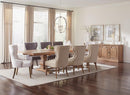 Florence Double Pedestal Dining Table Rustic Smoke - NY Furniture Direct (NY)