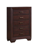 Kauffman 5-drawer Chest Dark Cocoa - NY Furniture Direct (NY)