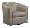 Turner Upholstery Sloped Arm Accent Swivel Chair Champagne - NY Furniture Direct (NY)