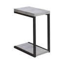 Beck Accent Table Cement and Black - NY Furniture Direct (NY)