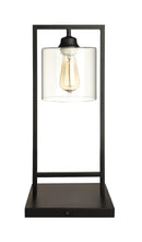 Shoto Glass Shade Table Lamp Black - NY Furniture Direct (NY)