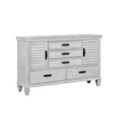Franco 5-drawer Dresser Antique White - NY Furniture Direct (NY)