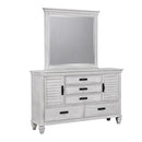 Franco 5-drawer Dresser Antique White - NY Furniture Direct (NY)