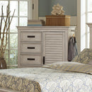 Franco 5-drawer Chest Antique White - NY Furniture Direct (NY)