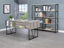 Analiese 4-shelf Open Bookcase Grey Driftwood - NY Furniture Direct (NY)