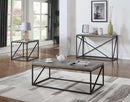 Birdie Square End Table Sonoma Grey - NY Furniture Direct (NY)