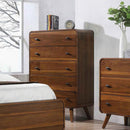 Robyn 5-drawer Chest Dark Walnut - NY Furniture Direct (NY)