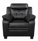 Finley Tufted Upholstered Chair Black - NY Furniture Direct (NY)