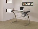 Melo 3-Drawer Drafting Desk Champagne - NY Furniture Direct (NY)