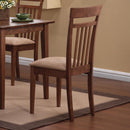 Robles 5-piece Dining Set Chestnut and Tan - NY Furniture Direct (NY)