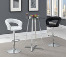 Barraza 29" Adjustable Height Bar Stool Black and Chrome - NY Furniture Direct (NY)