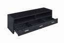 Alton 62" 3-drawer TV Console Black Oak - NY Furniture Direct (NY)