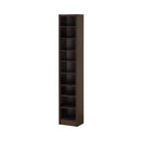 Eliam Rectangular Bookcase with 2 Fixed Shelves Cappuccino - NY Furniture Direct (NY)