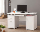 Tracy 2-drawer Computer Desk White - NY Furniture Direct (NY)