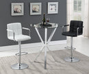 Palomar Adjustable Height Bar Stool Black and Chrome - NY Furniture Direct (NY)