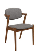 Malone Dining Side Chairs Grey and Dark Walnut (Set of 2) - NY Furniture Direct (NY)