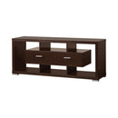 Casey 2-drawer Rectangular TV Console Cappuccino - NY Furniture Direct (NY)