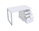 Brennan 3-drawer Office Desk White - NY Furniture Direct (NY)