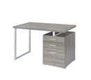 Brennan 3-drawer Office Desk Weathered Grey - NY Furniture Direct (NY)