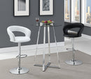 Zanella Glass Top Bar Table Chrome - NY Furniture Direct (NY)