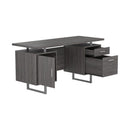 Lawtey Floating Top Office Desk Weathered Grey - NY Furniture Direct (NY)