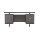 Lawtey Floating Top Office Desk Weathered Grey - NY Furniture Direct (NY)
