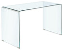 Ripley Glass Writing Desk Clear - NY Furniture Direct (NY)