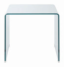 Ripley Square End Table Clear - NY Furniture Direct (NY)