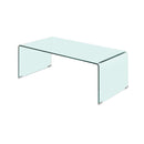 Ripley Rectangular Coffee Table Clear - NY Furniture Direct (NY)