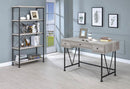 Analiese 4-shelf Open Bookcase Grey Driftwood - NY Furniture Direct (NY)