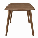 Alfredo Rectangular Dining Table Natural Walnut - NY Furniture Direct (NY)