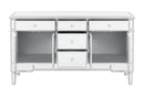 Duchess 5-drawer Accent Cabinet Silver - NY Furniture Direct (NY)