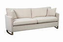 Corliss Upholstered Arched Arms Sofa Beige - NY Furniture Direct (NY)